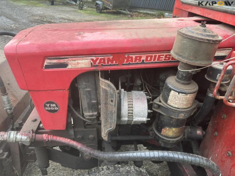 Yanmar 155 D tractor 4WD with broom 46