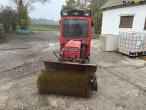 Yanmar 155 D tractor 4WD with broom 2