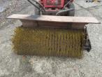 Yanmar 155 D tractor 4WD with broom 12