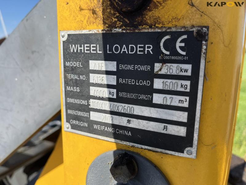 ZL16F wheel loader 10
