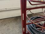 Shelf for hydraulic hoses 8
