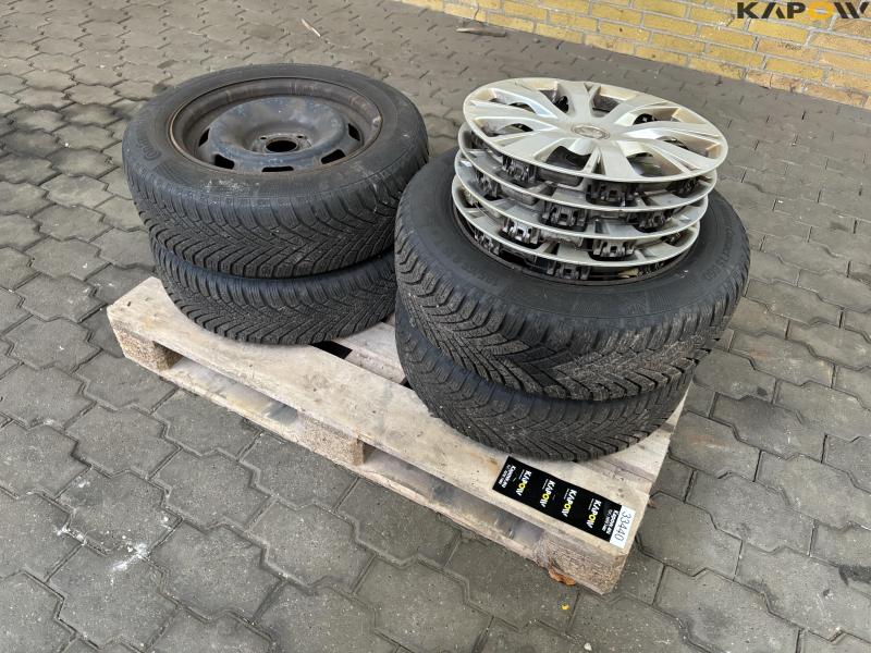 4 pcs. Wheels Str. 185/65 R15 + capsules 1