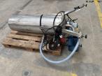 Open stainless steel tank with pump 3