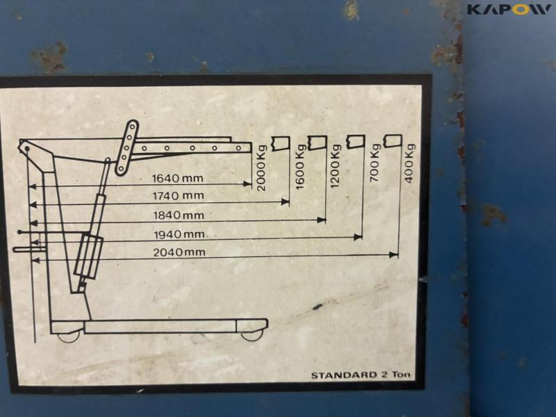 AC W20 2ton workshop crane 22