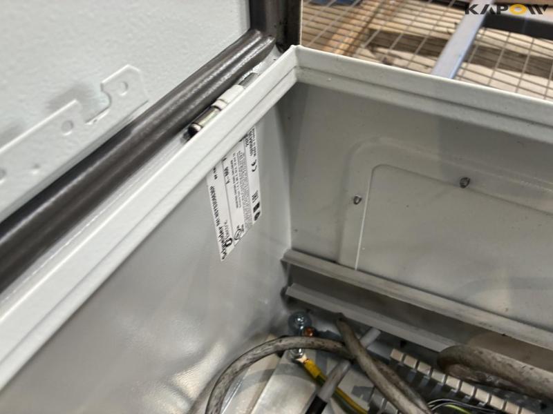 Waste shredder with box of lumber 53