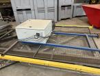 Waste shredder with box of lumber 40
