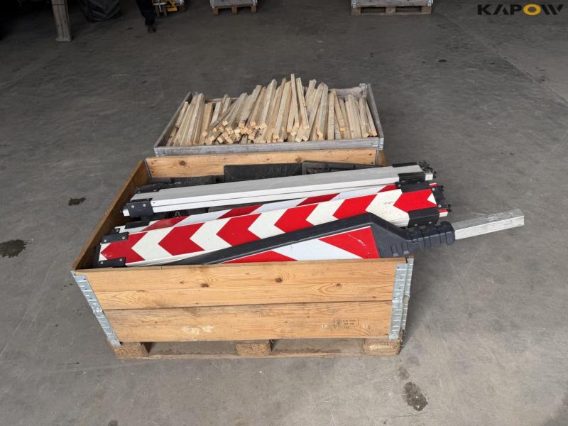 Marking signs and poles 6