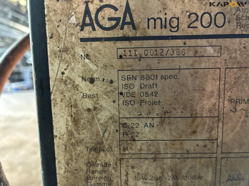 AGA mig 200 Co20 welder 8