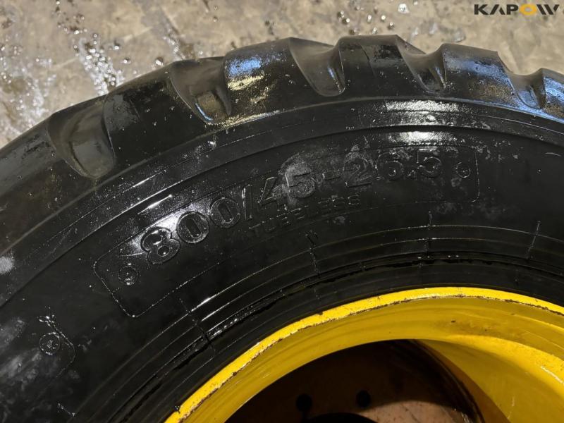 Alliance 800/45-26.5 complete wheel 9