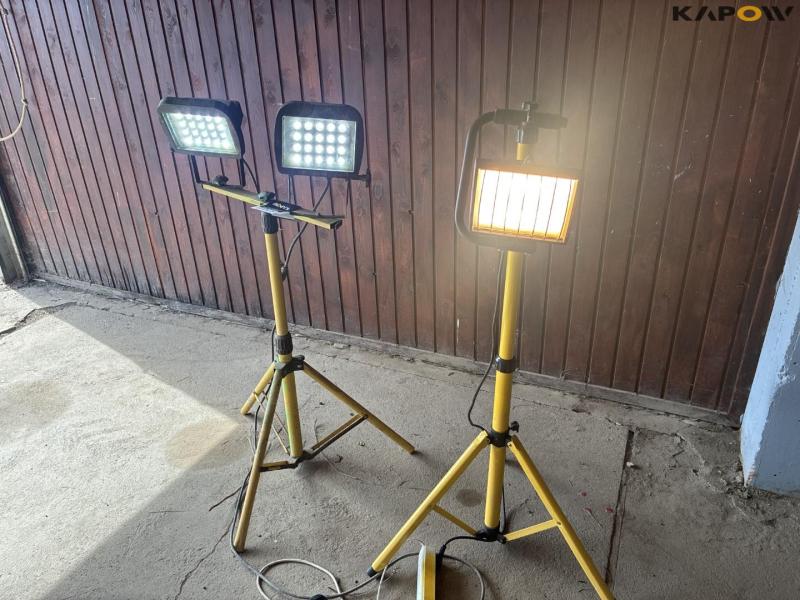 Work light with cable reel 14