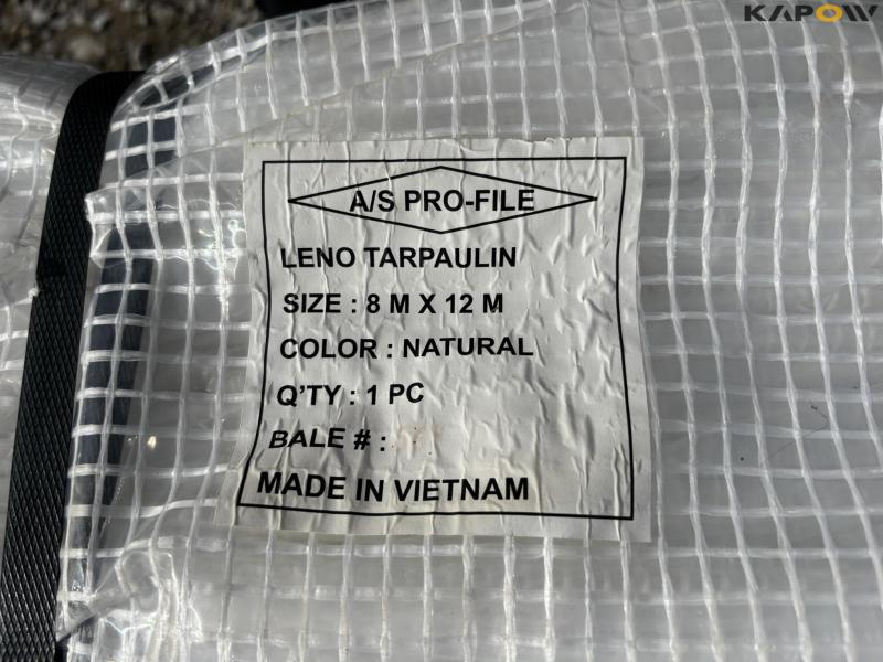 Reinforced tarpaulin 8x12 meters - new 6