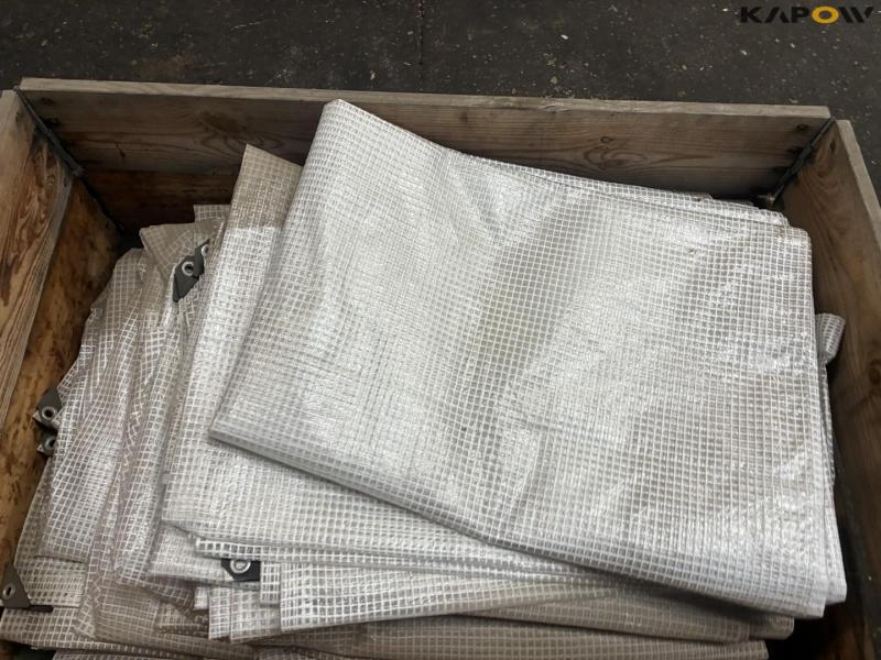 Reinforced tarpaulins and cord 9