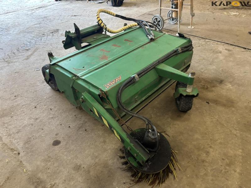 Avant sweeper with collector 3