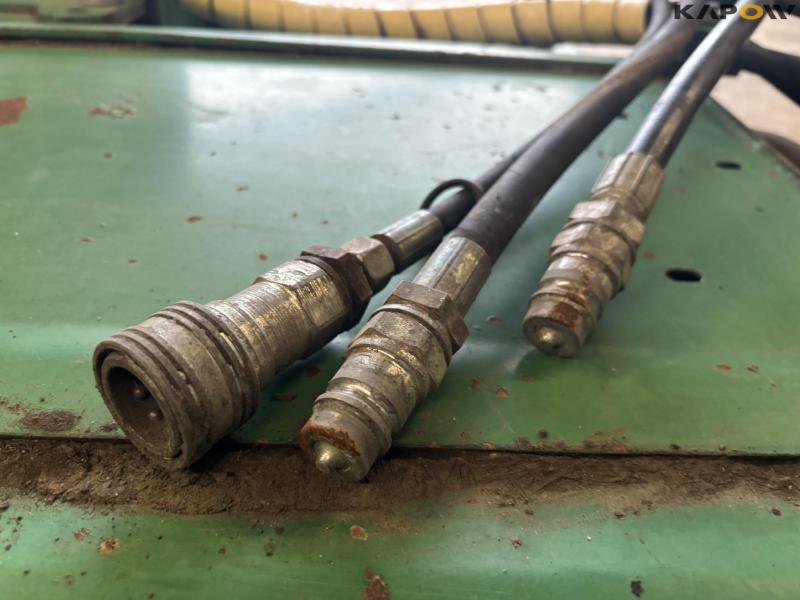 Avant sweeper with collector 24