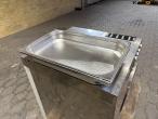 Basic industrial dishwasher with stand 18