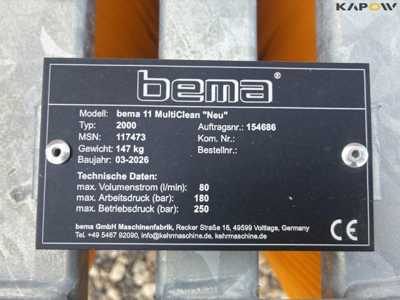 Bema 11 multiclean broom for pallet forks 13