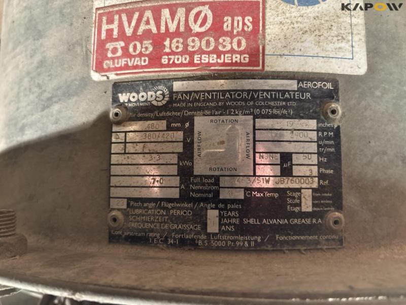 Fan for drying/ventilation 11