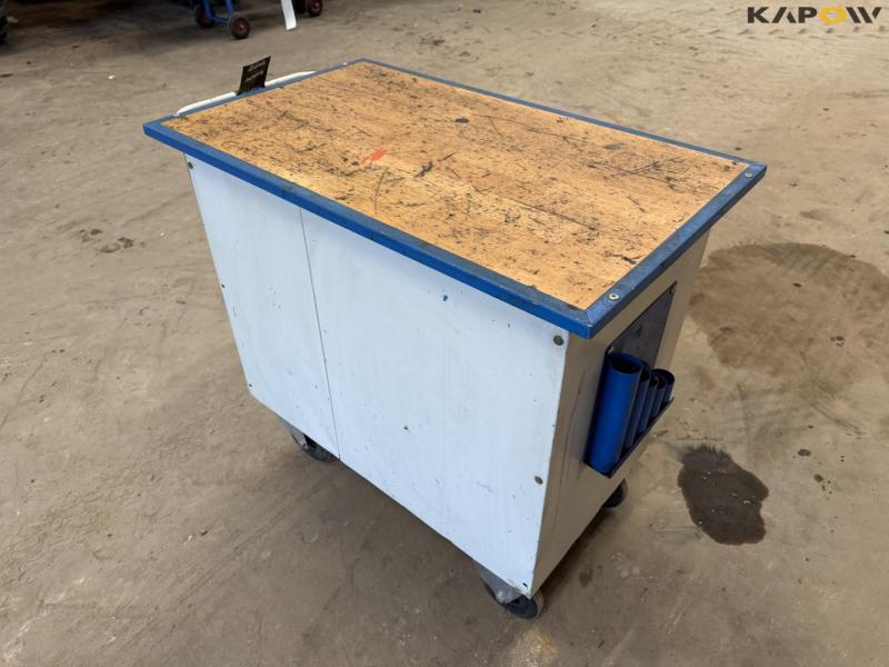 Blika workshop trolley with contents 5