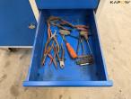 Blika workshop trolley with contents 11