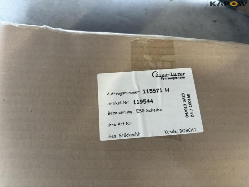 Bobcat bottom door window 2 pcs. - New 6