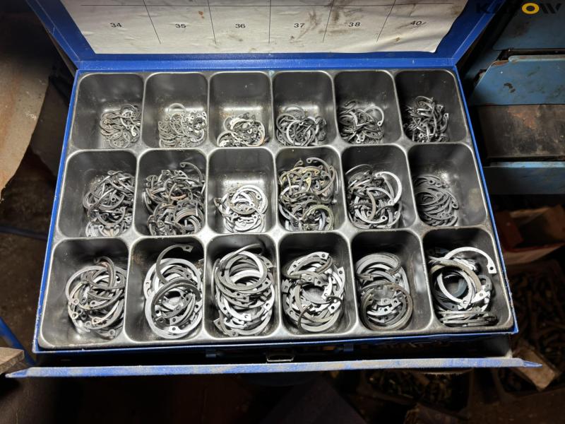 Bolts and assortment boxes with contents 26