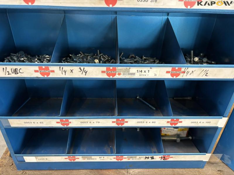 Bolt racks with contents 6 pcs. 7