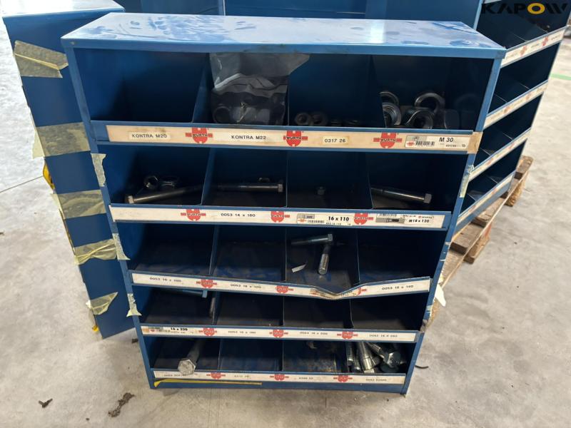 Bolt racks with contents 6 pcs. 12