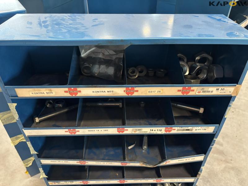 Bolt racks with contents 6 pcs. 13