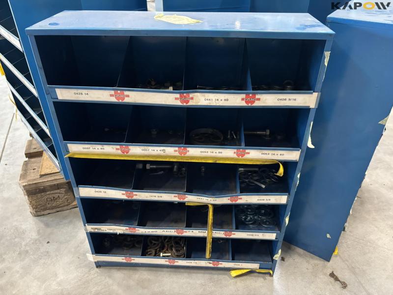 Bolt racks with contents 6 pcs. 15