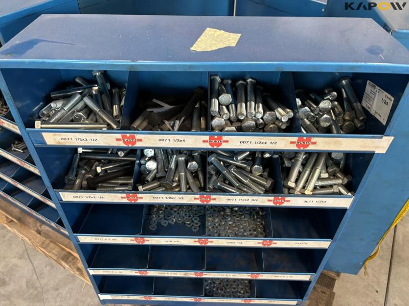 Bolt racks with contents 6 pcs. 22