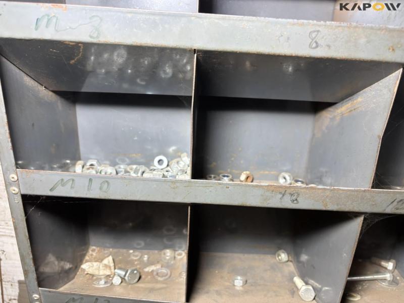Bolt racks with contents 25