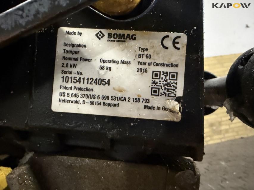 Bomag BT60 plate vibrator 21