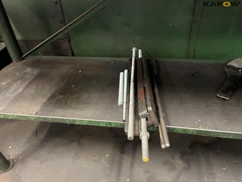 Table with pillar drill and accessories 11