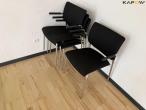 Tables, chairs and trash can 11