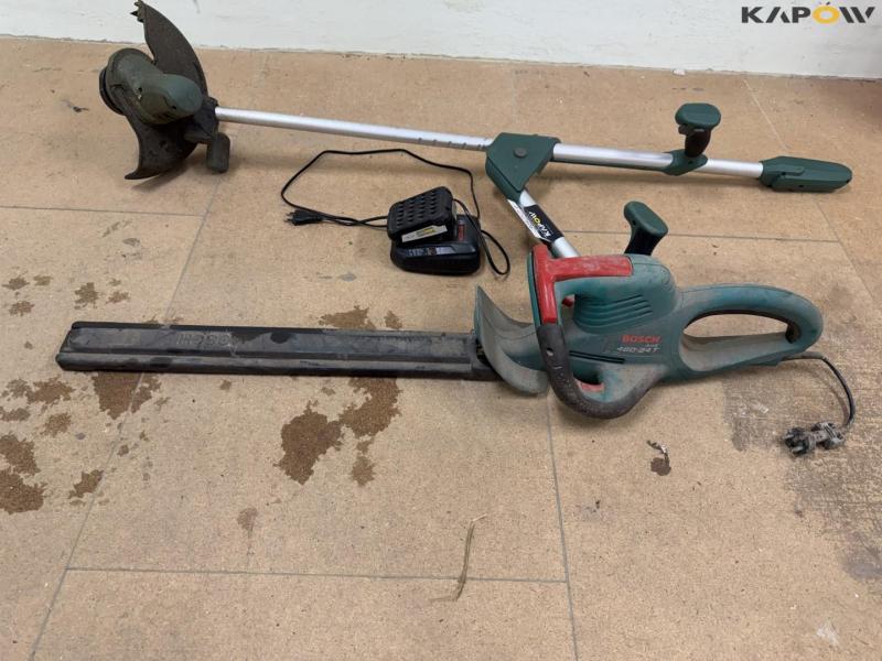 Bosch hedge trimmers and edgers 4