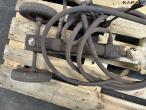Firewood splitter and wheelbarrow 13