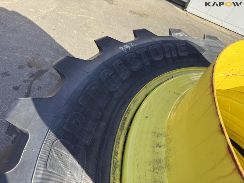 Bridgestone 480/70-R38 twin wheels 15