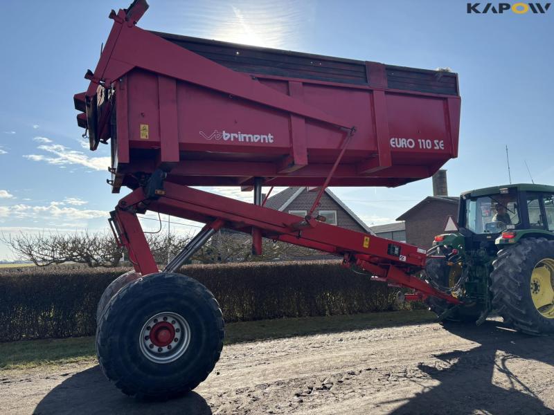 Brimont Euro 110 SE high tipper trailer with French tailgate 26