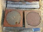 Manhole cover with square fixed frame - 6pcs 5