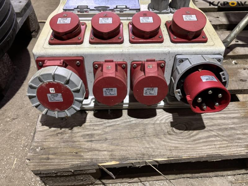 Construction switchboard 230/400 volts 18