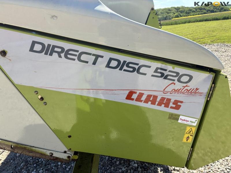 Claas Direct Disc 520 header with trailer 8