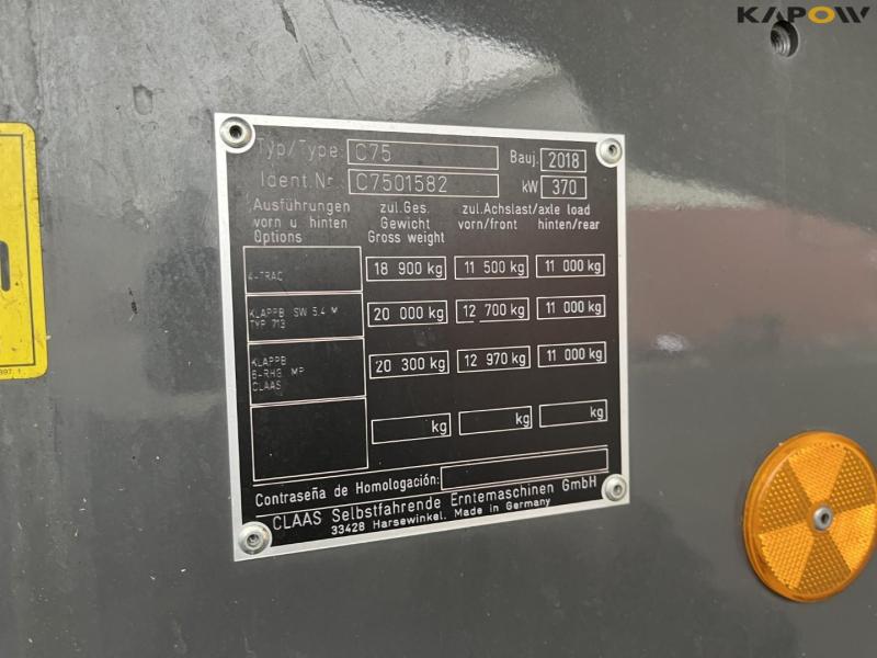 Claas lexion 760 combine harvester with 31 foot header 25