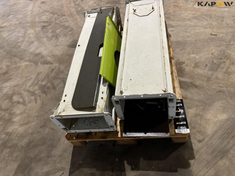 Claas spout extension for chopper 4