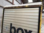 Container with aluminum sliding doors 12