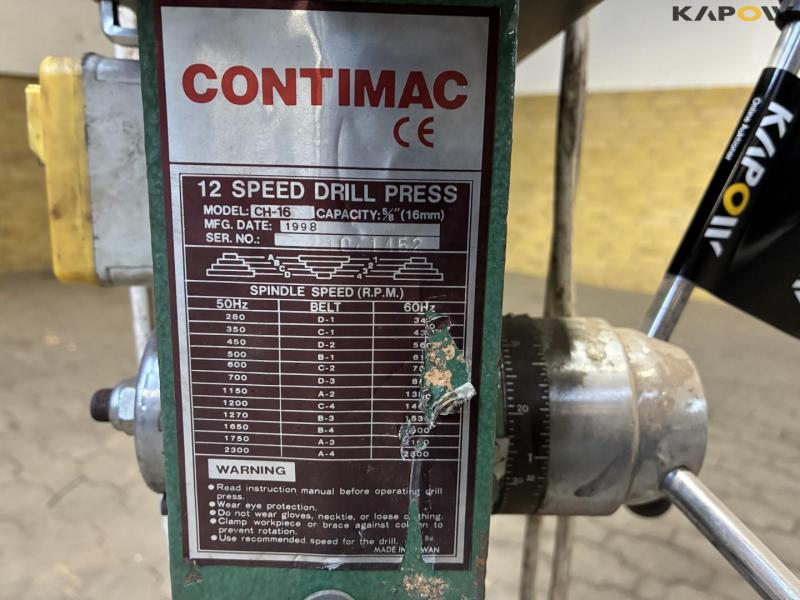 Contimac CH-16 pillar drill 5