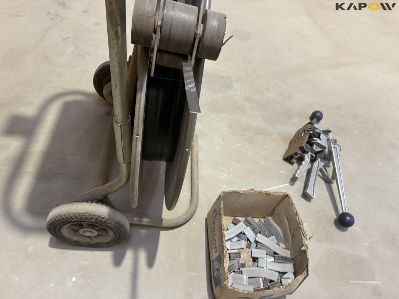 Cyklop steel strapping clamp and trolley 18