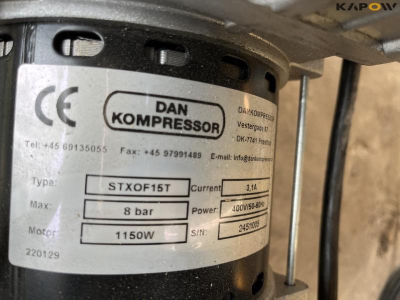 Dan Kompressor STXOF15T oil-free 8 bar compressor - new 8