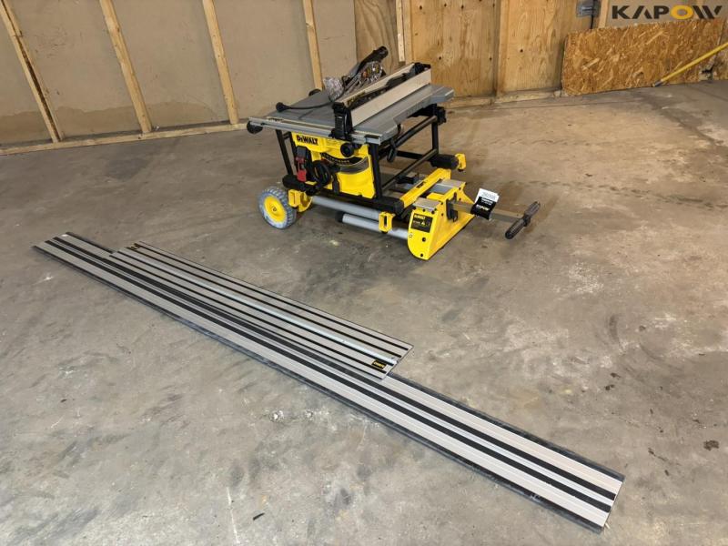 Dewalt DWE 7485-QS table saw + guide rails 1