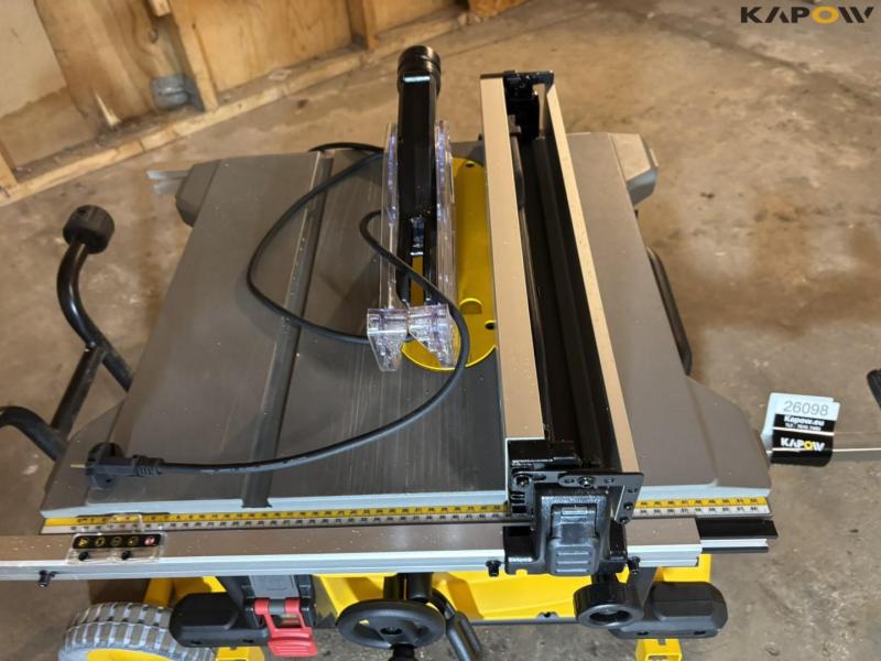 Dewalt DWE 7485-QS table saw + guide rails 12