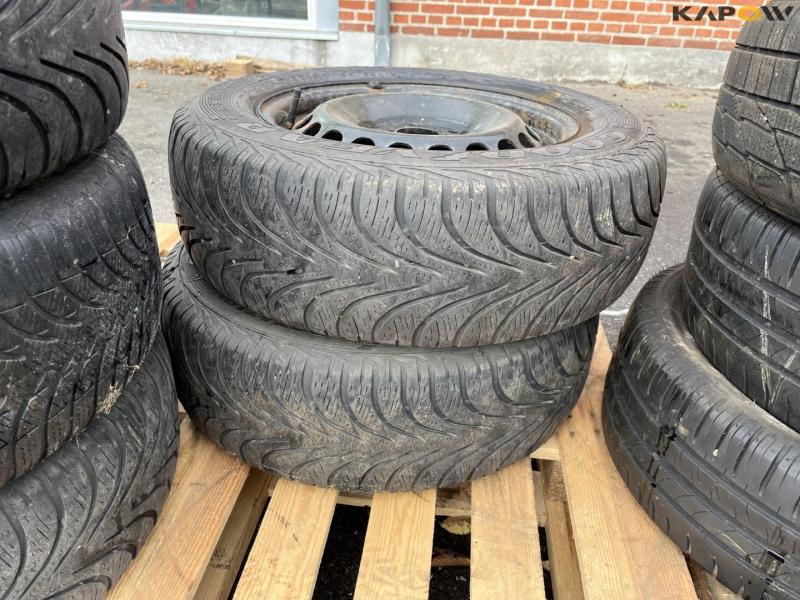 Various car tires 17